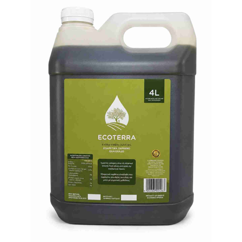 SEKEP ECOTERRA Extra Virgin Olive Oil 4 litres