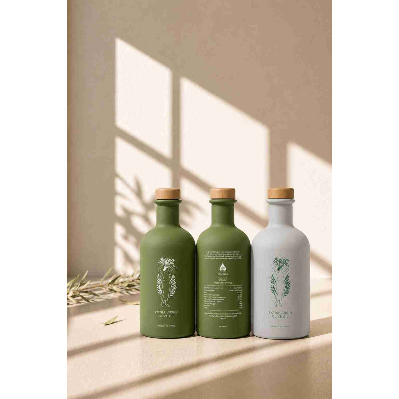 ECOTERRA Premium Extra Virgin Olive Oil in Terracotta Bottle 250ml