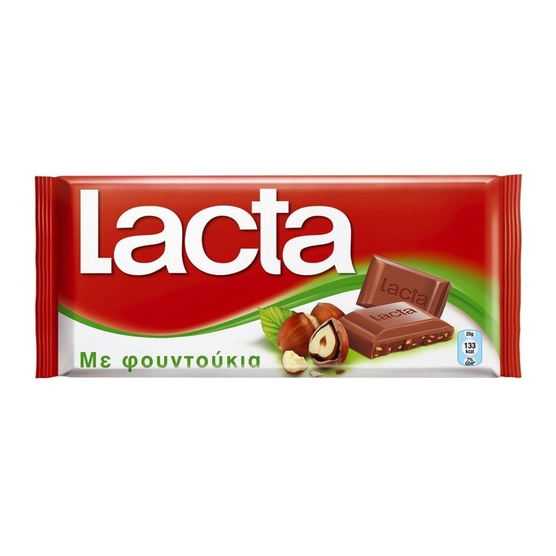Lacta Milk Chocolate with Hazelnuts 85g