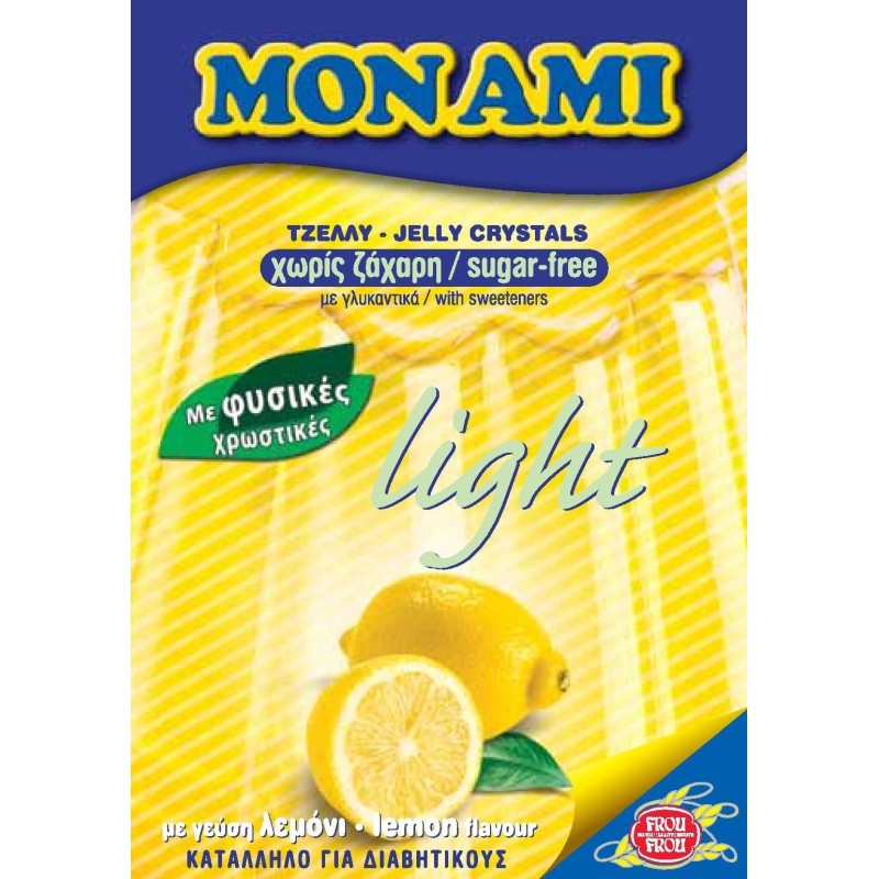 Mon Ami Light Diet Jelly Sugar Free Crystals Lemon 30g