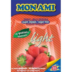 Mon Ami Light Diet Jelly Sugar Free Crystals Strawberry 31g