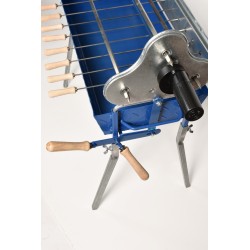 Cypriot Charcoal Barbecue Grill (Foukou) with Lifting Mechanism
