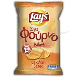 Lays Salted Oven Baked Potato Chips Crisps 72g