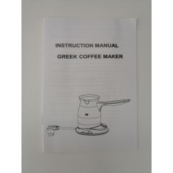 Briki Electric Cyprus Coffee Maker instruction manual