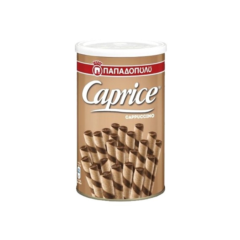 Papadopoulou Caprice Cappuccino Cream Filled Wafer 250g