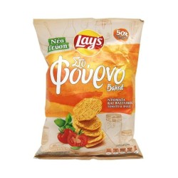 Lays Tomato and Basil Oven Baked Potato Chips Crisps 70g