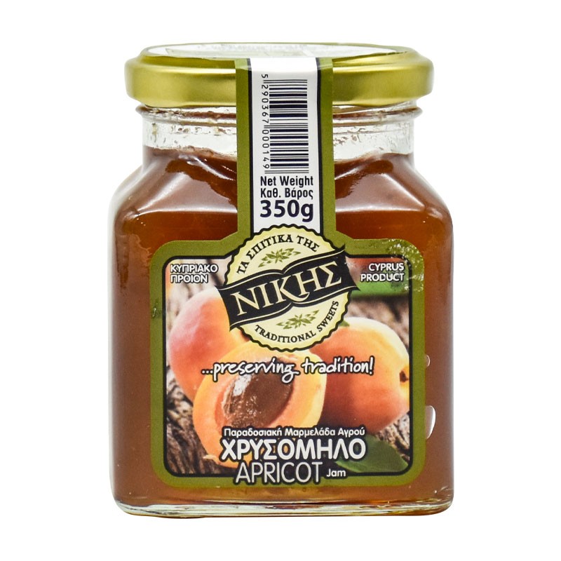 Nikis Apricot Chrysomilo Jam 350g