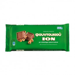 ION Milk Chocolate Fountoukiou with Hazelnuts 200g