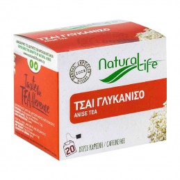 Natural Life Anise Glykanissos Herbal Infusion Tea 20 teabags x 1.3g