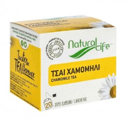 Natural Life Chamomile Hamomili Herbal Infusion Tea 20 teabags x 1.0g