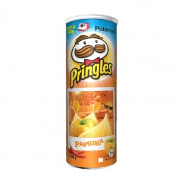 Pringles Paprika Flavour Savoury Crisps Chips Snack 165g