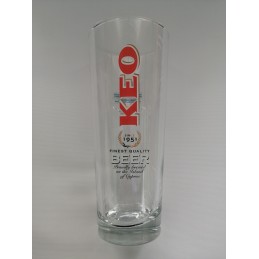 KEO Beer Pint Glass Limited Edition Rare Collectible 0,5L front