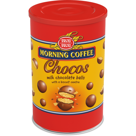 Frou Frou Morning Coffee Milk Chocolate Chocos Tin 400g