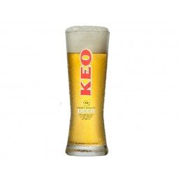 KEO Beer Pint Glass Limited Edition Rare Collectible 0,5L