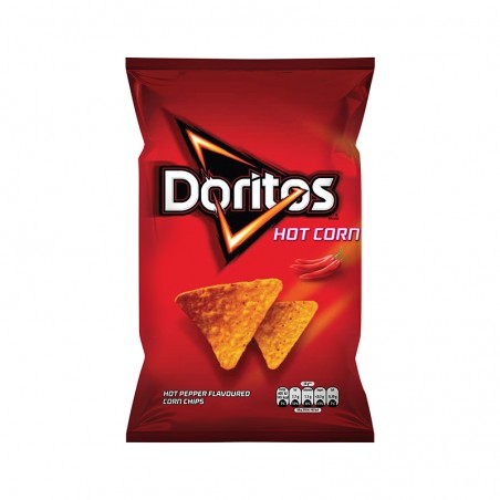 Doritos Hot Pepper Flavoured Corn Chips 100g