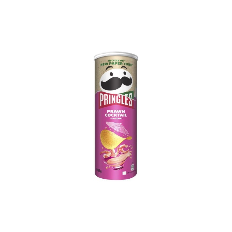 Pringles Prawn Cocktail Flavour Crisps Chips Snack 165g