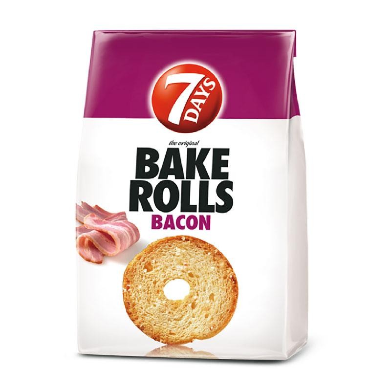 7 Days Bake Rolls Bacon 80g