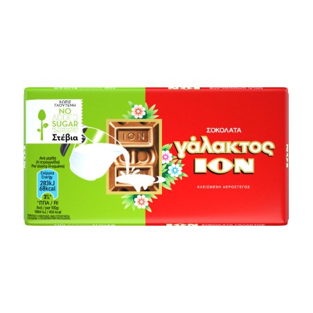 ION Milk Chocolate Galaktos with Stevia 60g