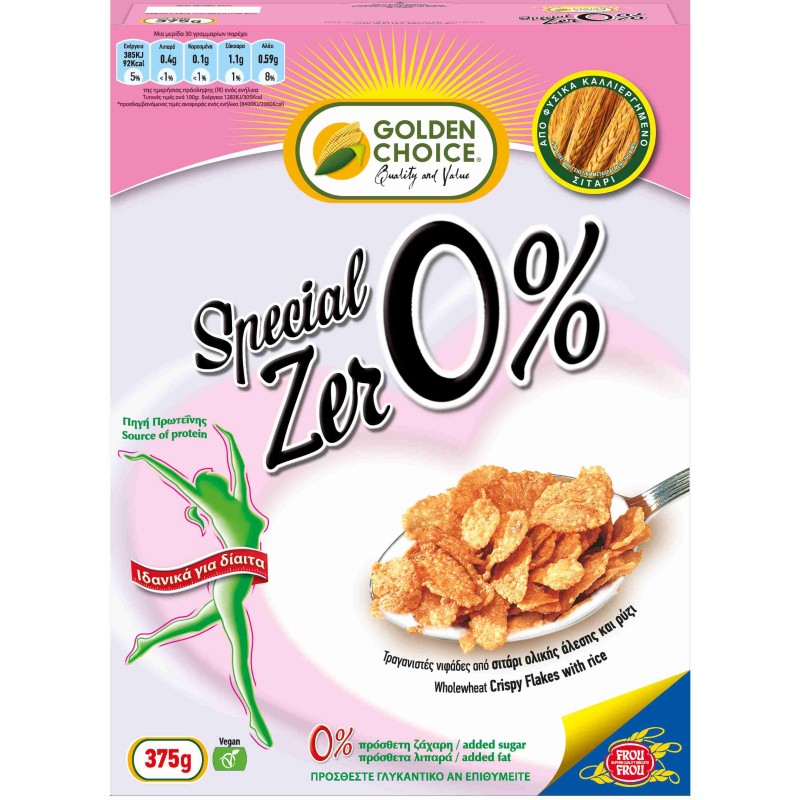Golden Choice Special Zero Cereals 375g