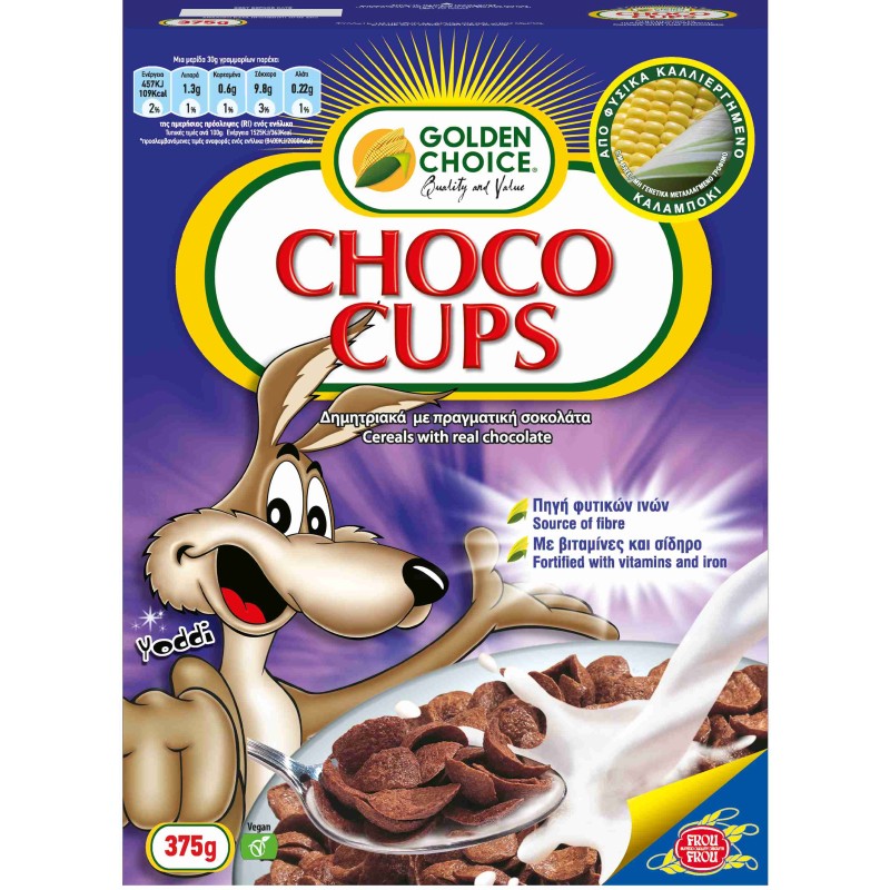 Golden Choice Choco Cups Cereals 375g