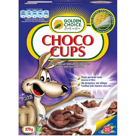 Golden Choice Choco Cups Cereals 375g