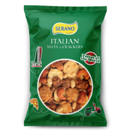 Serano Italian Mix Roasted Nuts and Crackers 175g