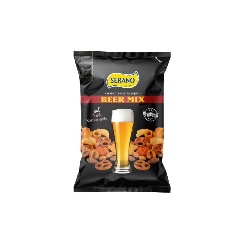 Serano Beer Mix Roasted Nuts and Crackers 175g
