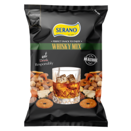Serano Whisky Mix Roasted Nuts and Crackers 175g