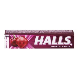 Halls Sugar Free Cough Relief Drops Sweets Cherry 32g