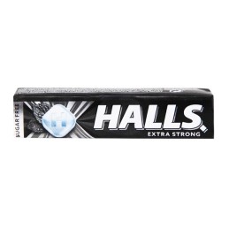 Halls Sugar Free Cough Relief Drops Sweets Extra Strong 32g