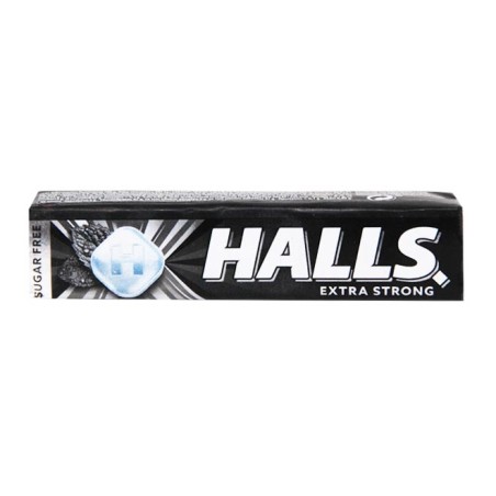Halls Sugar Free Cough Relief Drops Sweets Extra Strong 32g