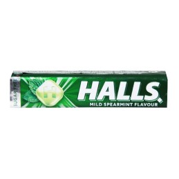 Halls Sugar Free Cough Relief Drops Sweets Mild Spearmint 32g