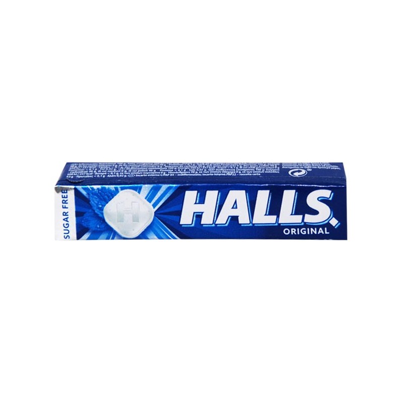 Halls Sugar Free Cough Relief Drops Sweets Original 32g