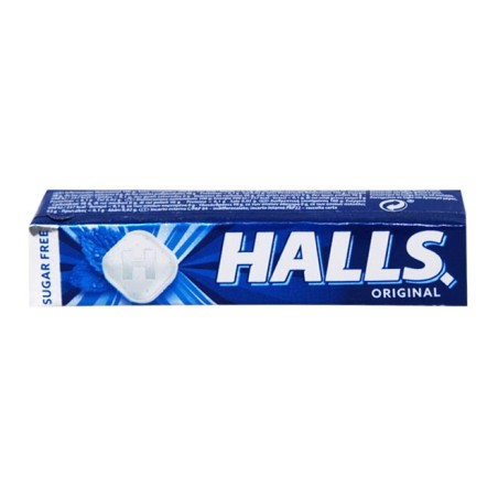 Halls Sugar Free Cough Relief Drops Sweets Original 32g