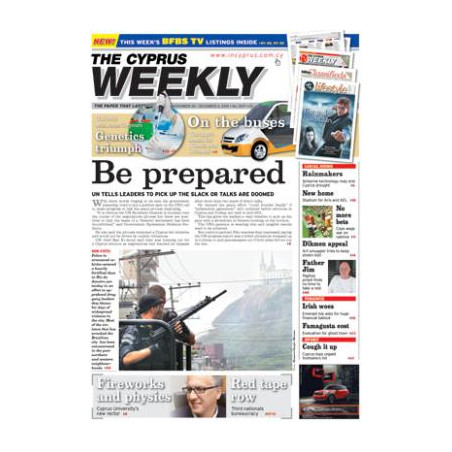 Cyprus Weekly Newspaper Hard Copy