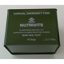 Survival Emergency Food Military Ration Chocolate Flavoured Tin 40 x 100g