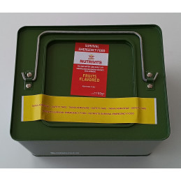 Survival Emergency Food Military Ration Fruit Flavoured Tin Top 40 x 100g