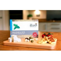 Simple fast fresh Halloumi and Feta Cheese made by you